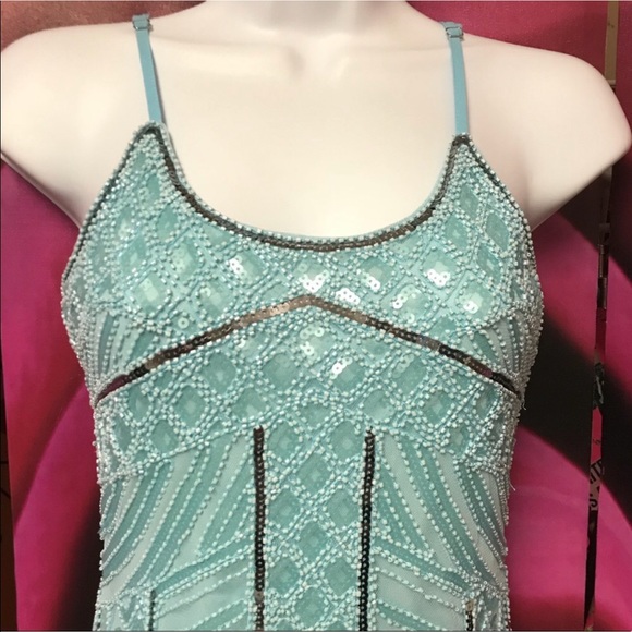 SUPER SALE WAS 45$$ Sequined blue dress - Picture 5 of 8